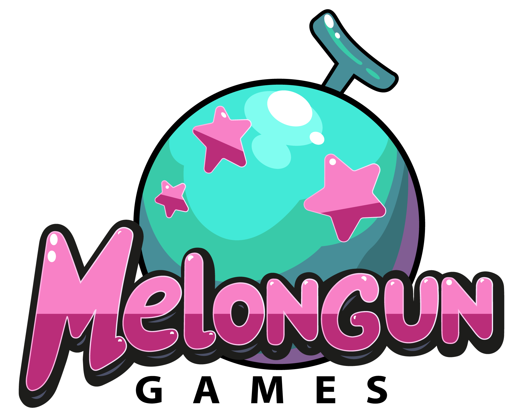 Melongun Games logo mark